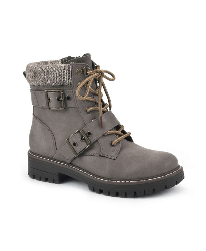 Cliffs by White Mountain Women's Marlee Lace-Up Boots - Macy's