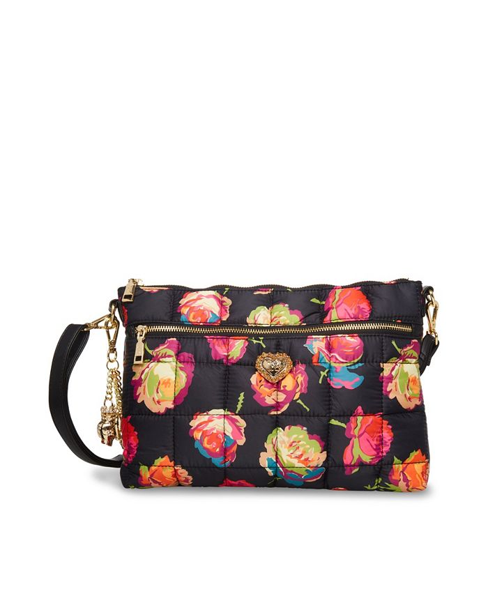 Betsey Johnson Women s Puffy Posey E W Crossbody Bag Macy s