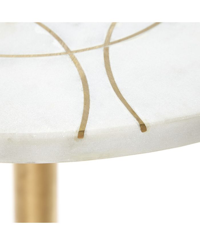 Rosemary Lane Modern Stone Accent Table Macy's