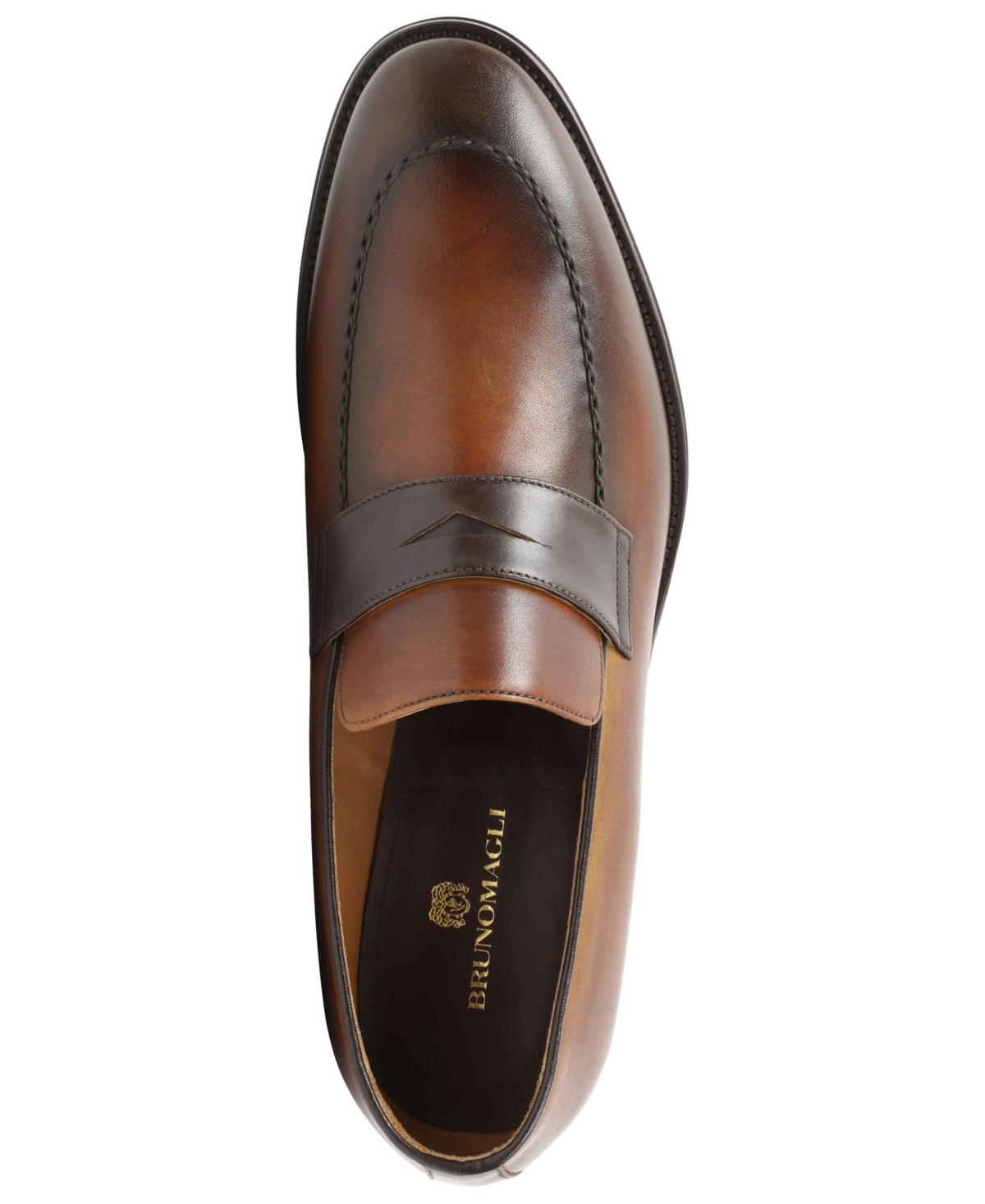 Men's Arezzo Slip On Loafers - Dark Brown