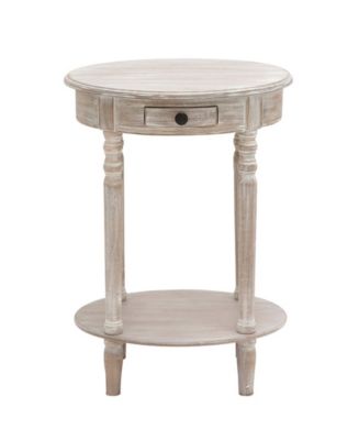 Rosemary Lane Farmhouse Accent Table - Macy's