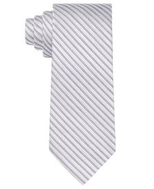 Men's Frosted Lux Slim Stripe Tie