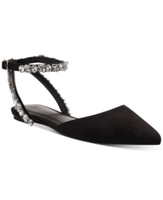 INC International Concepts Aminah Abdul Jillil for INC Zoi Embellished  Flats, Created for Macy's - Macy's