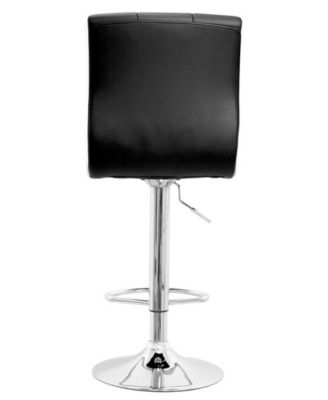 Kimberly Modern Swivel Bar Stool with Crystals, Set of 2