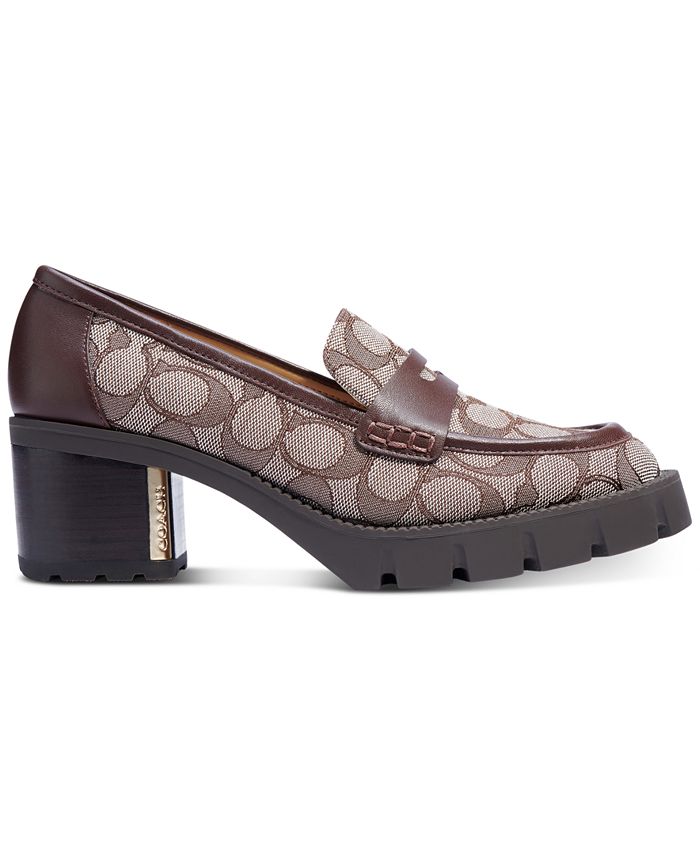 COACH Women's Cora LugSole Loafers & Reviews Flats & Loafers Shoes