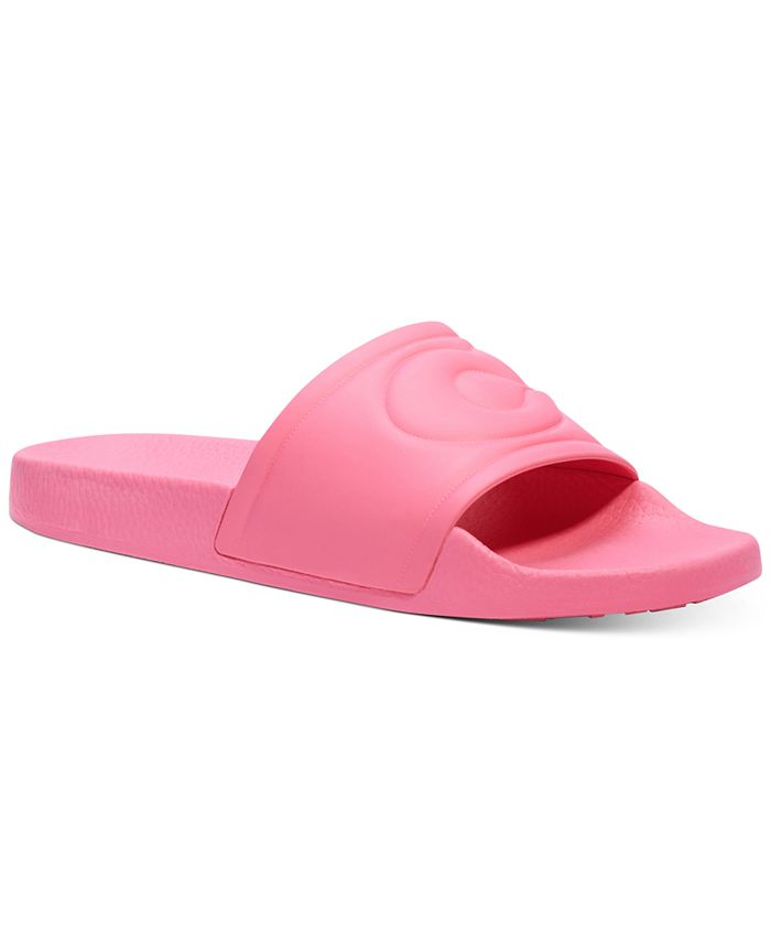 COACH Women's Ulla Signature Pool Slides & Reviews - Sandals - Shoes -  Macy's