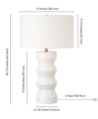 Carlin Ribbed Table Lamp
