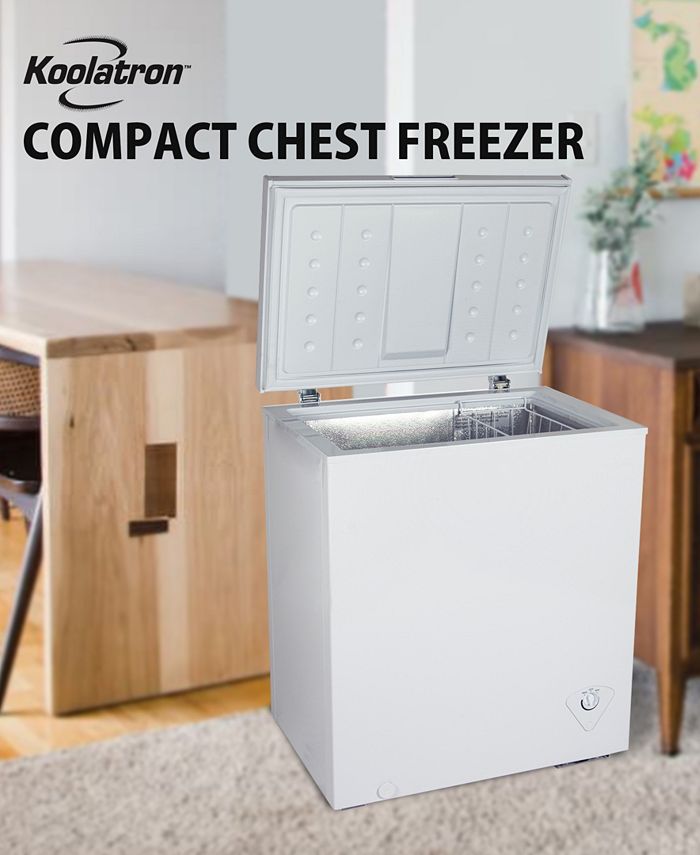 Koolatron Compact Chest Freezer, 5' Cubic Macy's