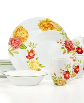 Corelle Boutique Emma Jane Dinnerware Set, Service for