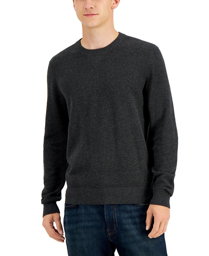 Michael Kors Men's Regular-Fit Solid Sweater - Macy's
