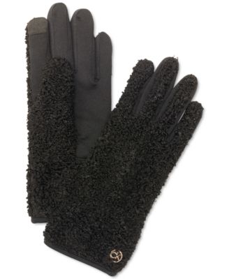 Touchscreen Faux Sherpa Gloves 