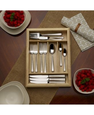Mikasa Essex Satin 65-Piece Flatware Set, Service for 12