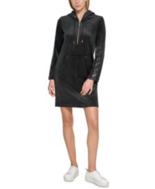 Zip-Front Hoodie Dress