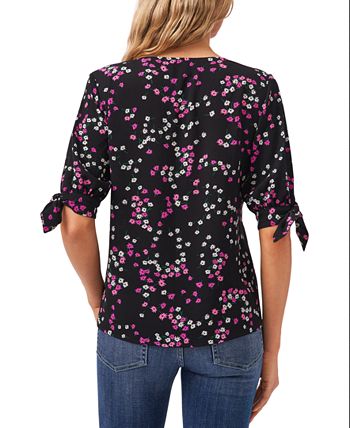 cece v neck blouse