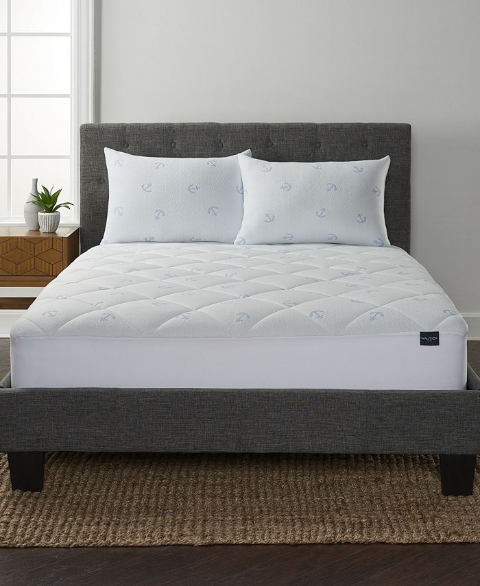 Nautica Home Cooling Comfort Mattress Pad, Queen Macy's