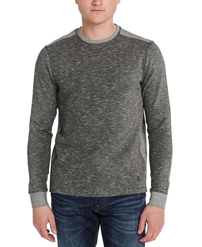 Buffalo David Bitton Men's Katana Shoulder Detail Pullover Sweater - Macy's