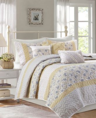 Dawn Soft Cotton Percale 6-Pc. Quilt Set, King/Cal King