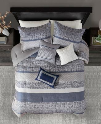 Rhapsody Jacquard 7-Pc. Comforter Set, Queen