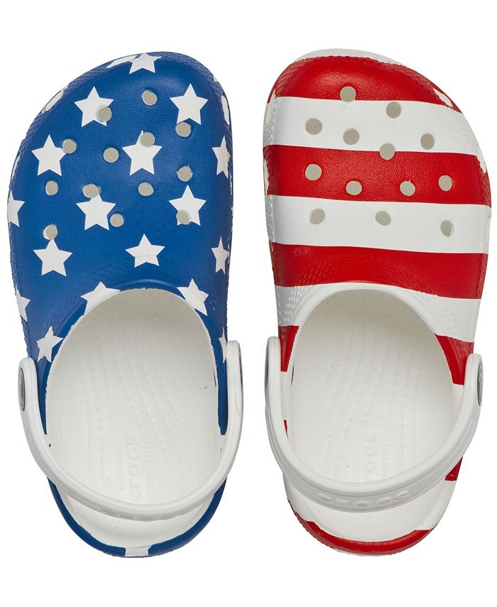 Us flag on sale crocs