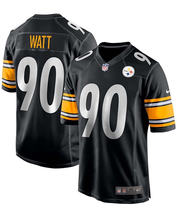 Nike Men's T.J. Watt Black Pittsburgh Steelers Game Team Jersey - Macy's