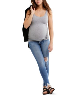 A Pea in the Pod Cotton Maternity Tank Top - Macy's