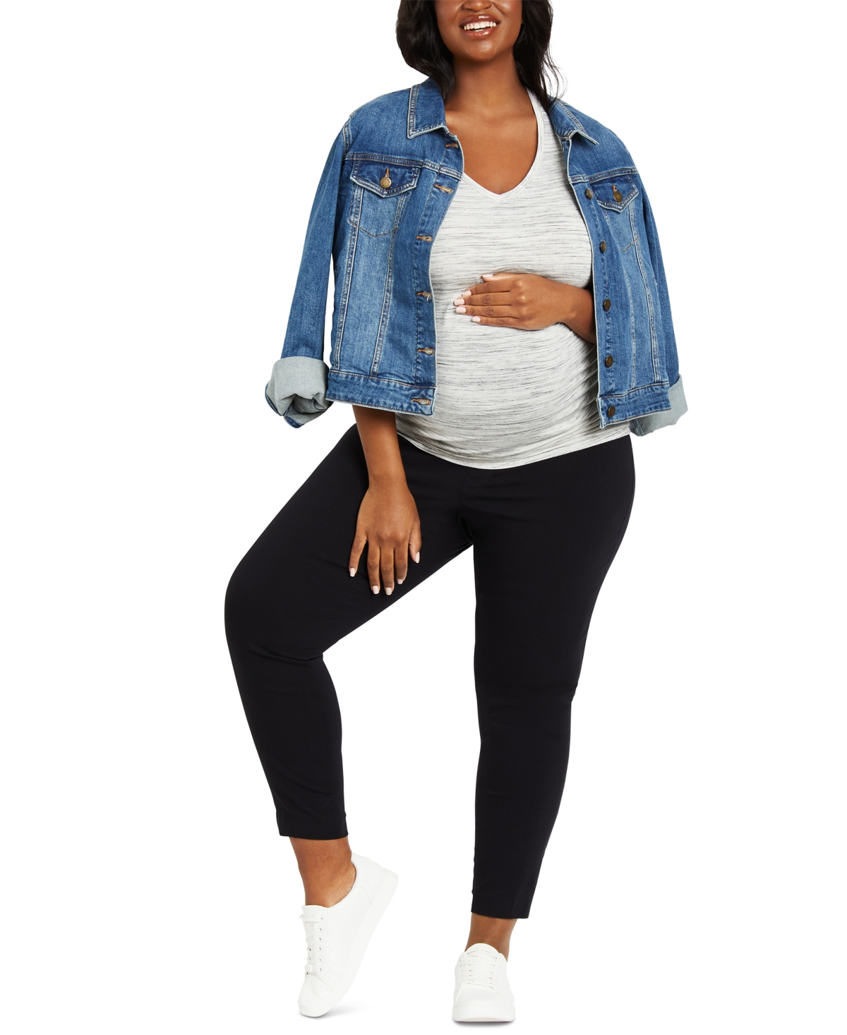 Motherhood Plus The Maia Secret Fit Skinny Leg Pants | Smart Closet