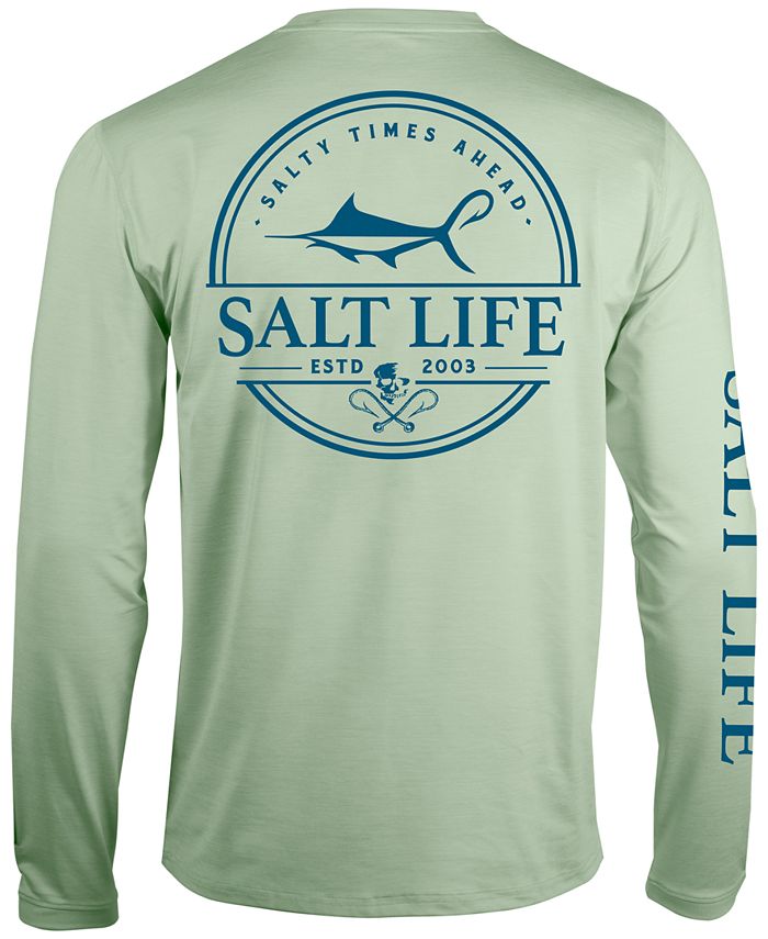Salt Life Men's Salty Times Ahead Performance Logo Graphic Long-Sleeve  Fishing T-Shirt - Macy's