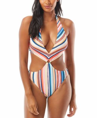 Vince Camuto - Ring Monokini One-Piece Swimsuit