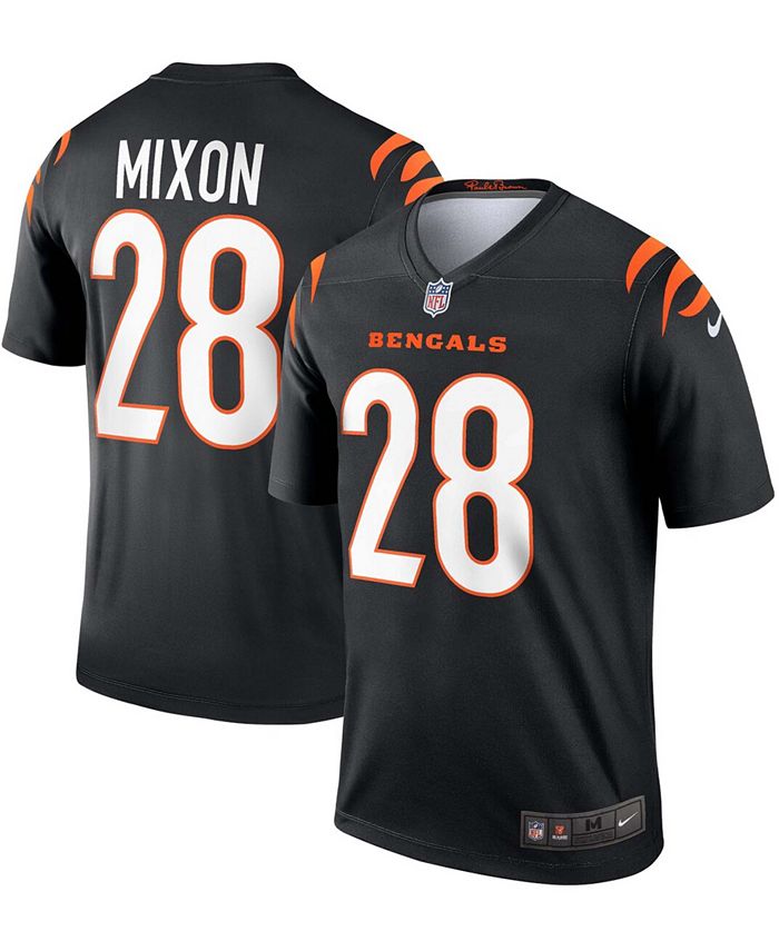 Nike Men's Joe Mixon Black Cincinnati Bengals Game Jersey - Black