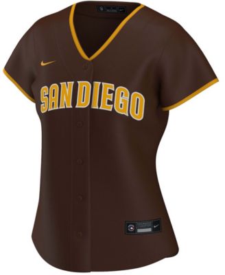 売れ筋商品|||ナイキ Tシャツ トップス レディース Men's Manny Machado Brown San Diego Padres Alternate Replica Player Jersey Brown Men's San Diego Padres Manny Machado Nike Brown Alternate