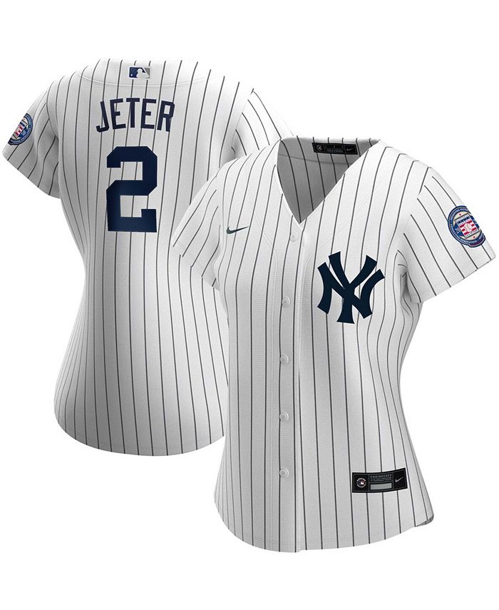 Nike Women's Derek Jeter White and Navy New York Yankees 2020 Hall of Fame  Induction Home Replica Player Name Jersey - Macy's