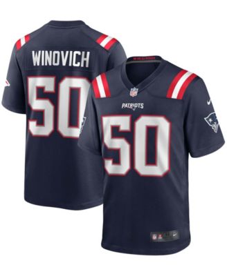 Nike New England Patriots No50 Chase Winovich Black Men's Stitched NFL Limited 2016 Salute To Service Jersey