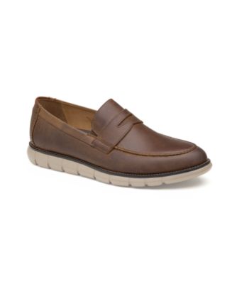Alfani~Men’s~”Holden” Brown Leather Slip-on Loafers~Size 10.5 Alfani | Shoes | Alfani Holden Slip On Dark Tan Loafer Shoes  main image 4