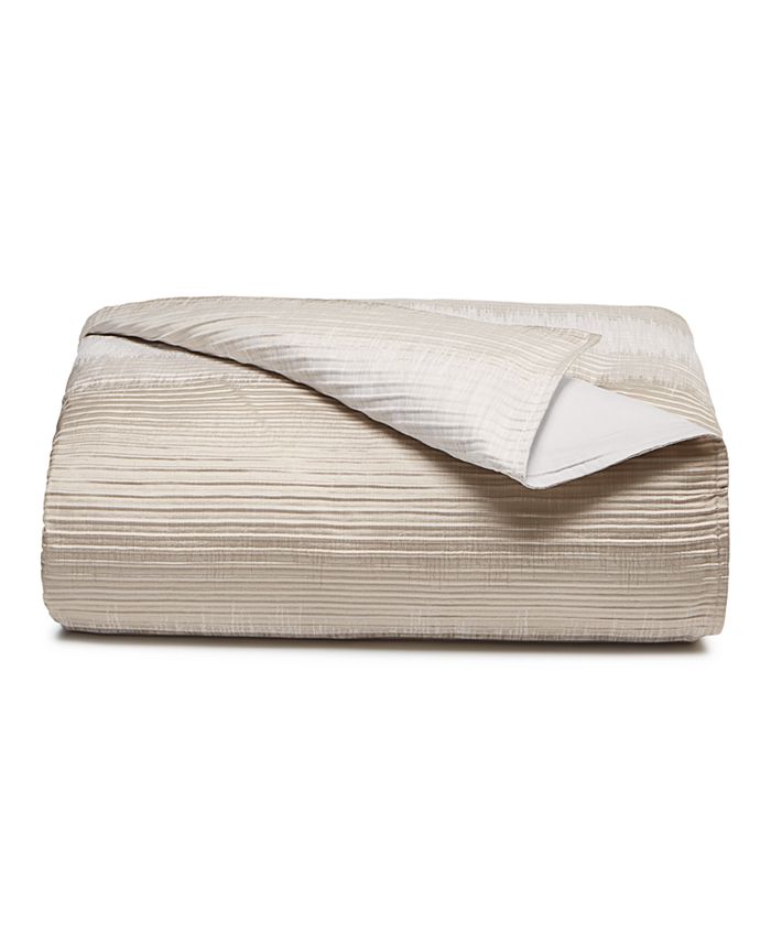 Hotel Collection Ikat Stripe Duvet Cover, Full/Queen, Created for Macy