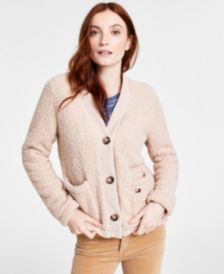 Faux-Sherpa Cardigan