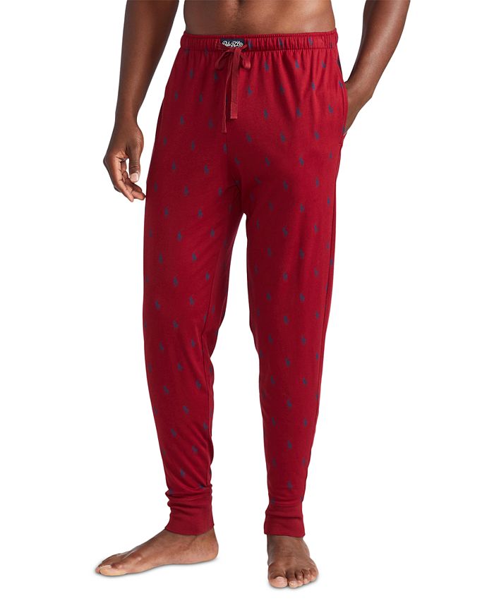 Polo Ralph Lauren Men's Pattern Print Knit Jogger Pajama Pants