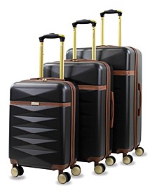 Jewel Expandable Spinner Luggage, Set of 3