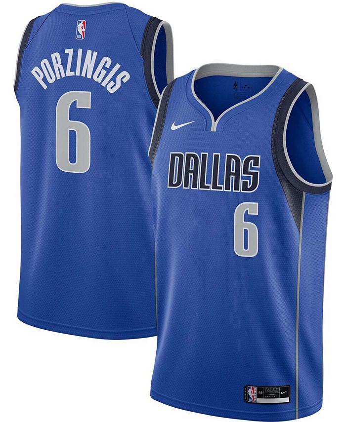Men's Nike Kristaps Porzingis Blue Dallas Mavericks 2020/21 Swingman Jersey - Icon Edition