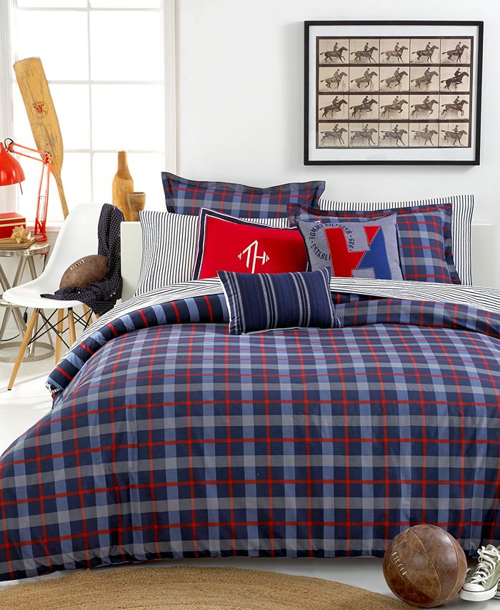 Tommy Hilfiger CLOSEOUT! Plaid Bedding Collection Macy's