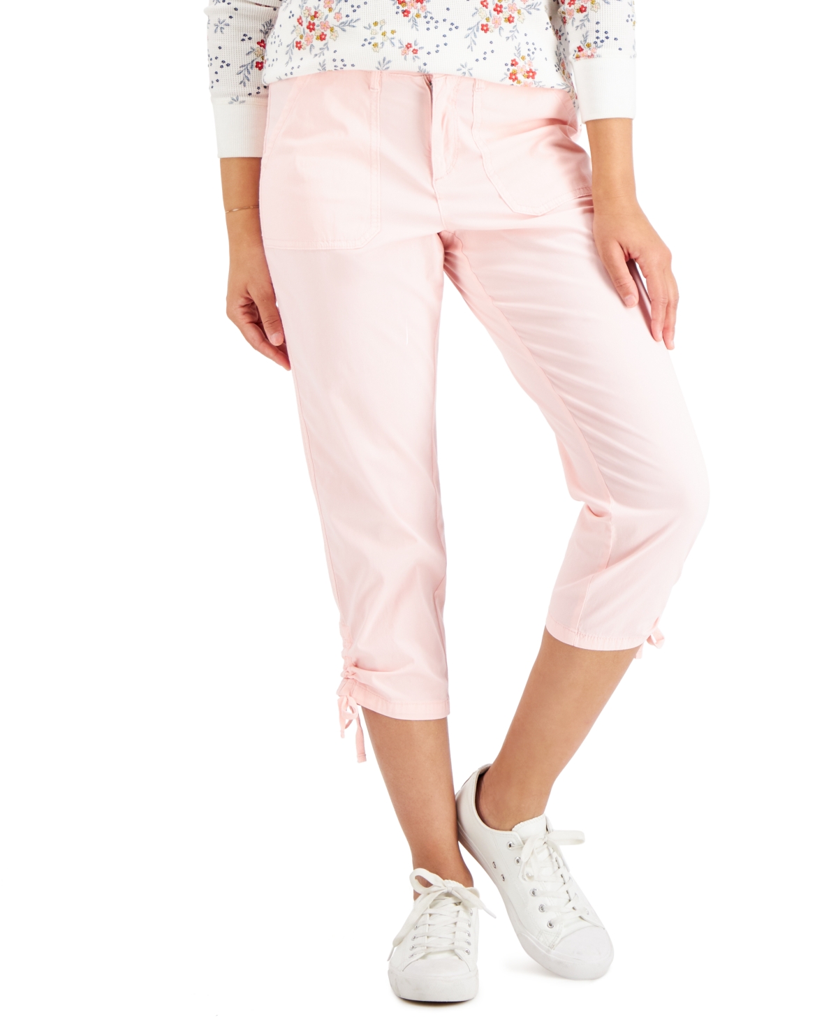 Style & Co Women's Cargo Capri Pants, 2-24W, Created for Macy's - Macy's