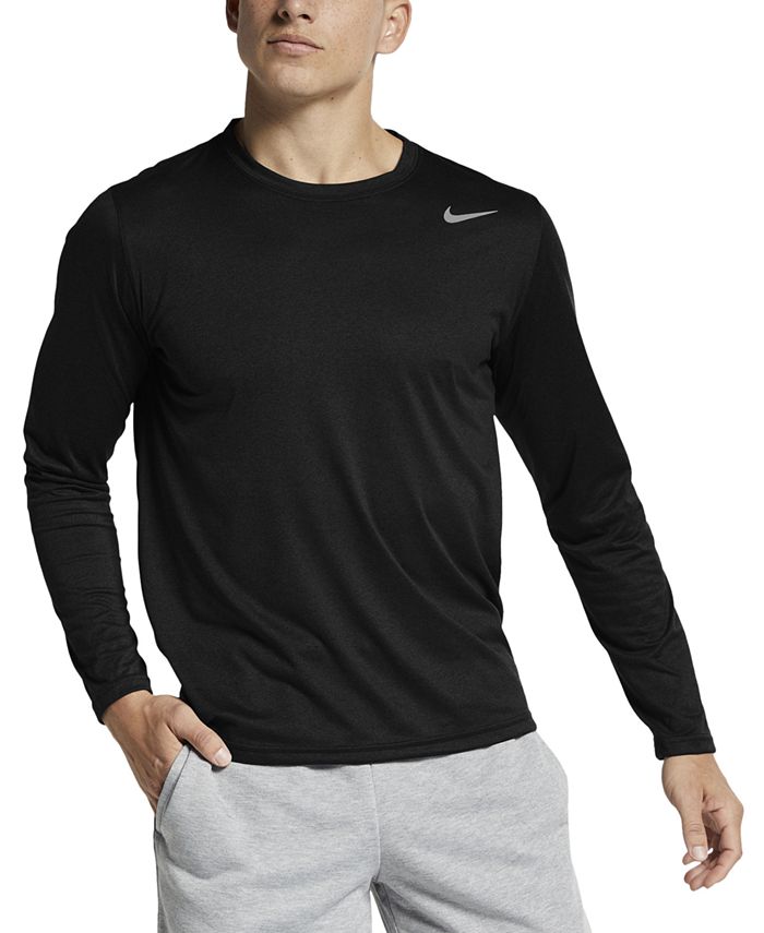 Derde voor Samenhangend Nike Men's Legend Dri-FIT Long-Sleeve Shirt - Macy's