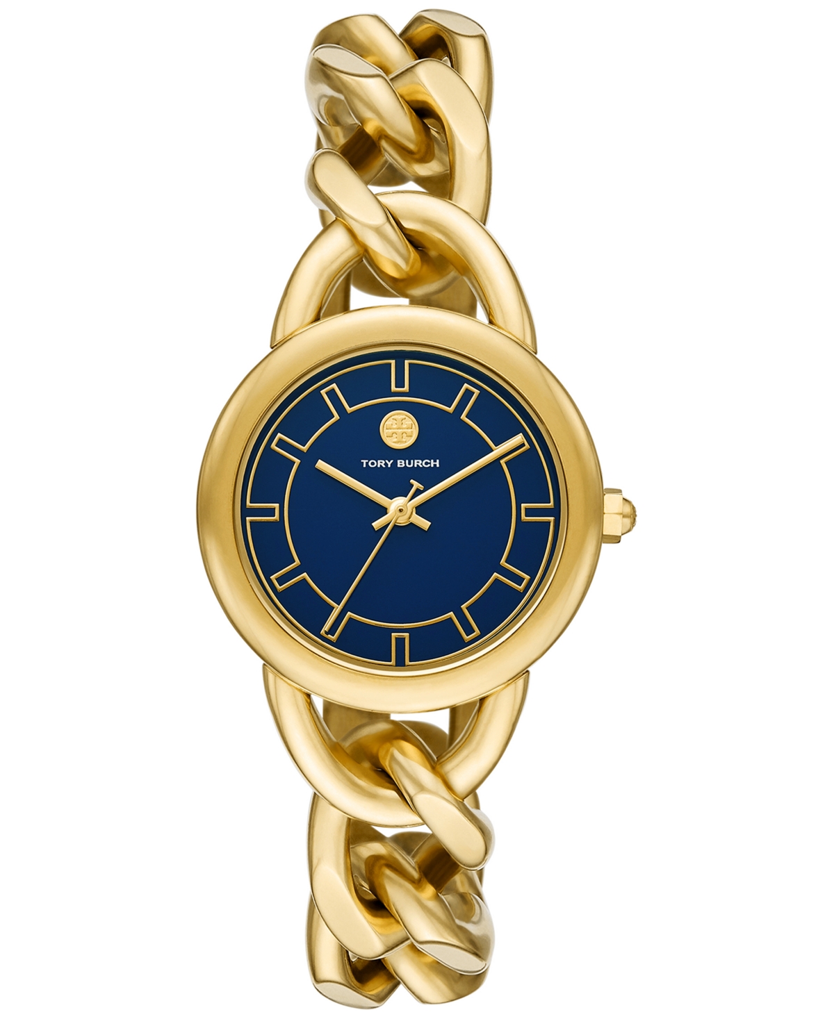 Tory Burch Women's Gold-tone Stainless Steel Link Bracelet Watch 32mm