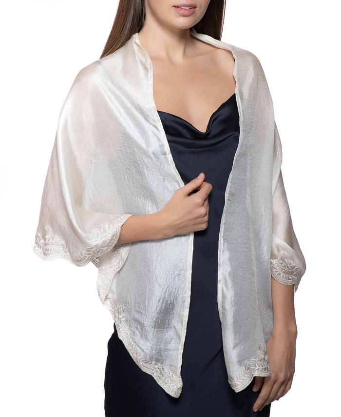 INC International Concepts Crescent Scalloped Wrap, Created for Macy's ...