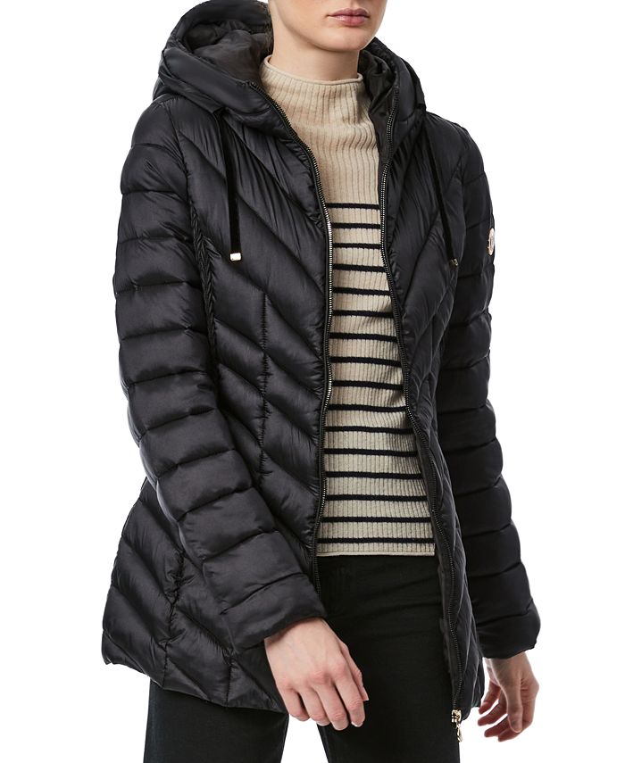 Bernardo Hooded Quilted Packable Puffer Coat & Reviews Coats & Jackets Women Macy's