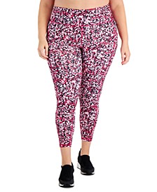 Plus Size BCRF Printed 7/8 Legging, Created for Macy's