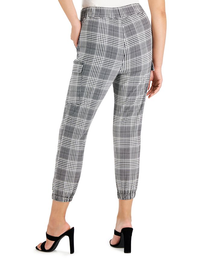 Tinsel Petite Plaid Utility Jogger Pants Macy's