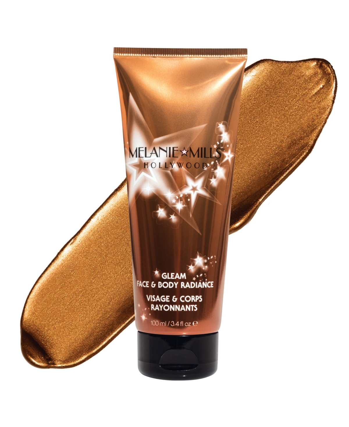 Gleam Face and Body Radiance All in One Makeup, Moisturizer and Glow, 3.4 oz - Peach Deluxe