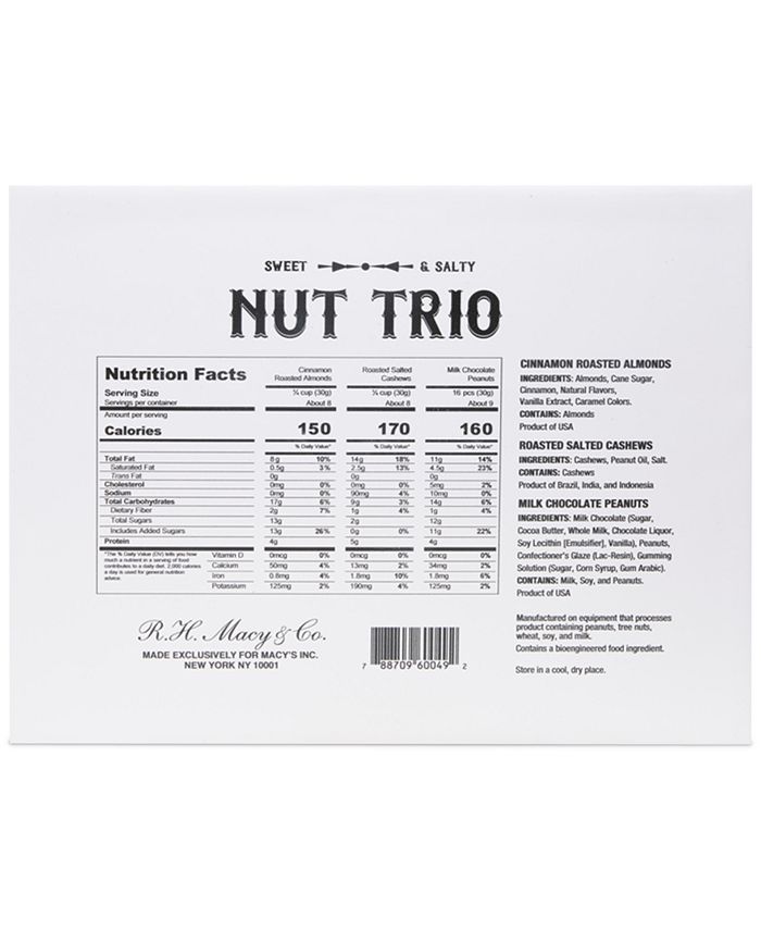 R.H. Macy & Co. Nut Trio Gift Box, Created for Macy's Macy's