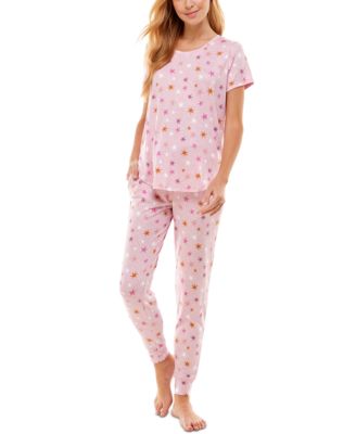Scoop Neck T-Shirt & Jogger Pants Pajama Set