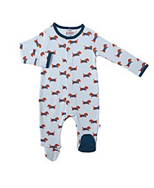 Baby Boys Pawfect Magnetic Footie One Piece